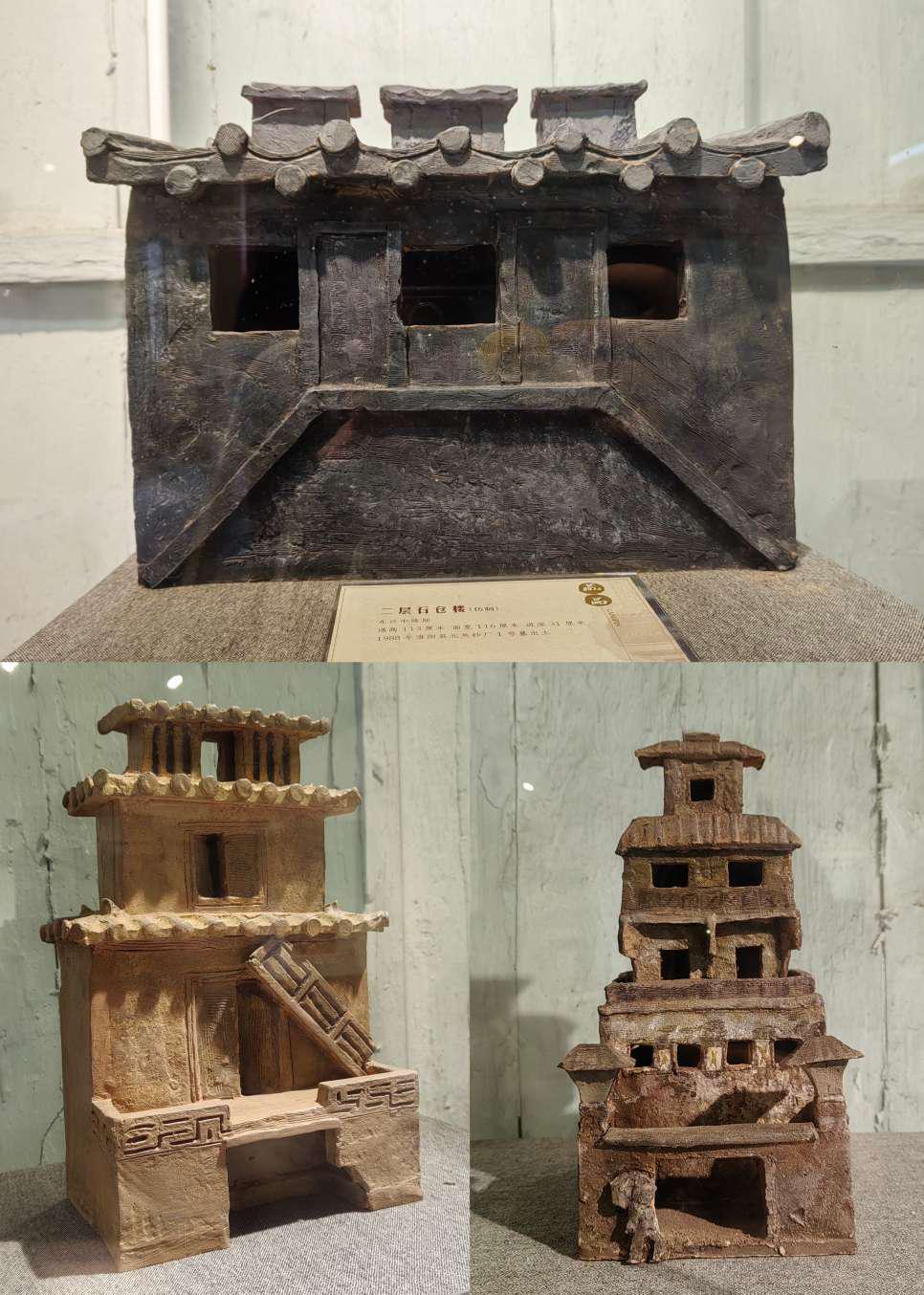 明器粮仓大赏,你见过七层的彩绘粮仓么?