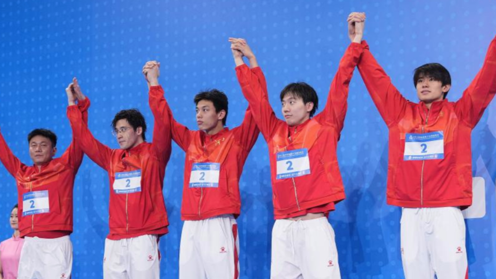 恭喜河南队在十五运会上摘银