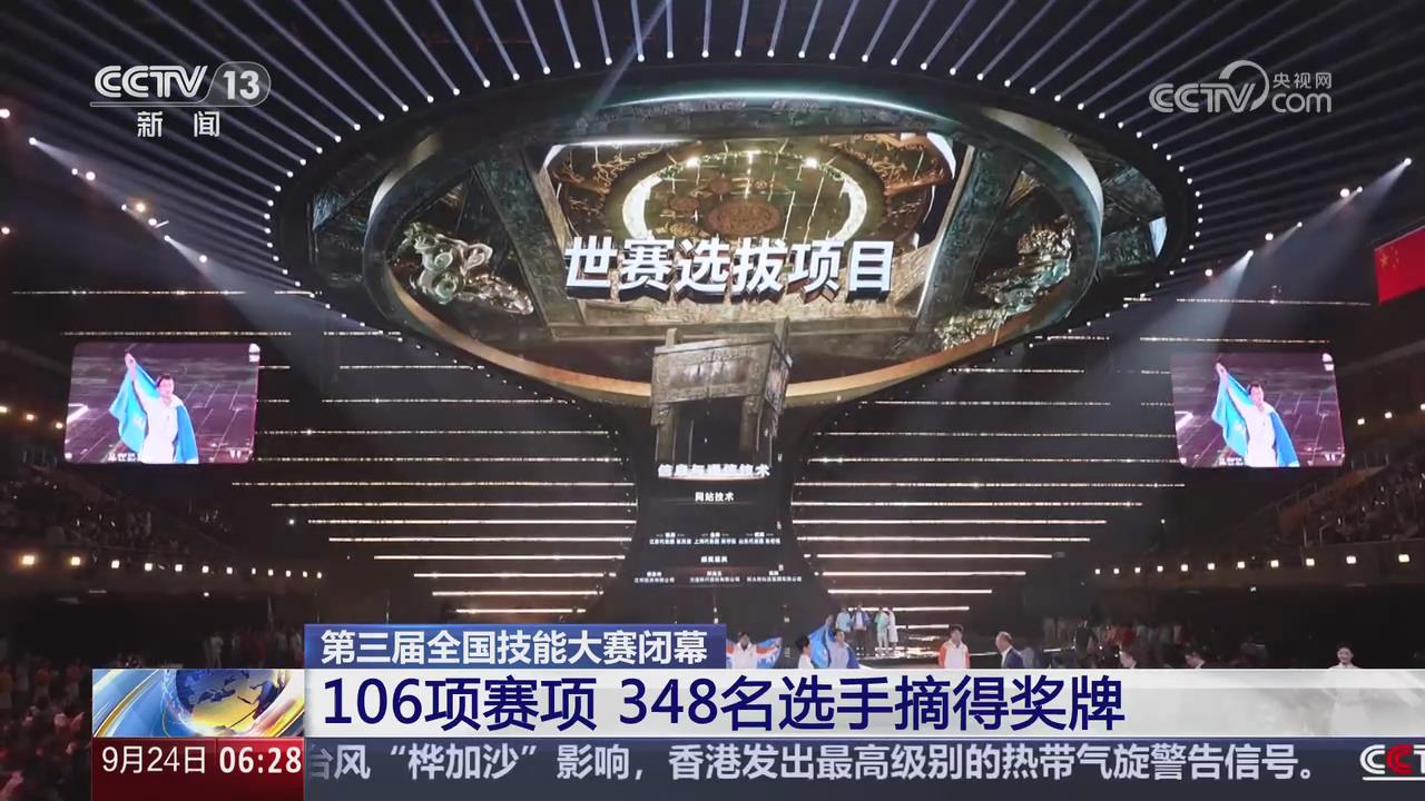 【央視重磅聚焦河南鄭州】第三屆全國技能大賽閉幕