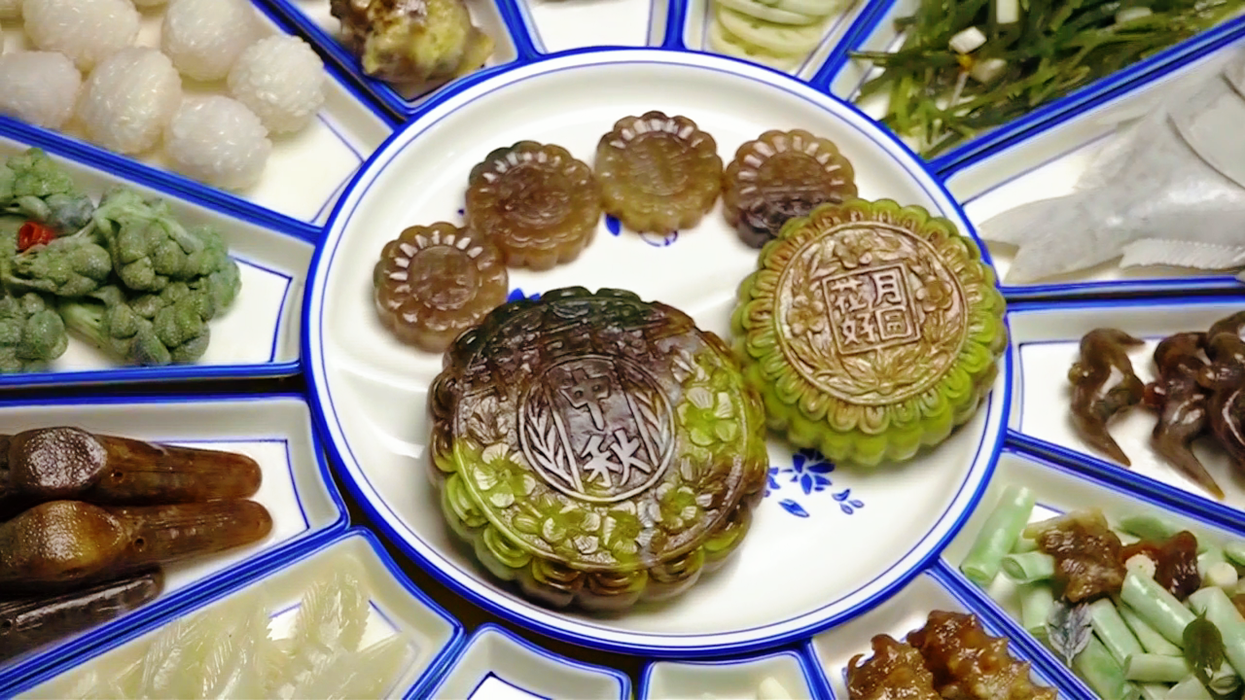 【假日·瞬间】不敢下嘴的“宴席” 每一道“菜”都很贵！