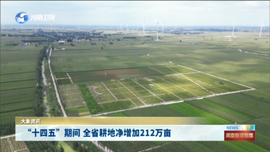 “十四五”期间 全省耕地净增加212万亩