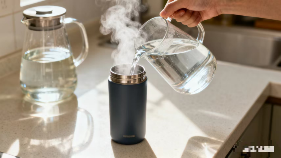 保温杯装热水前先预热