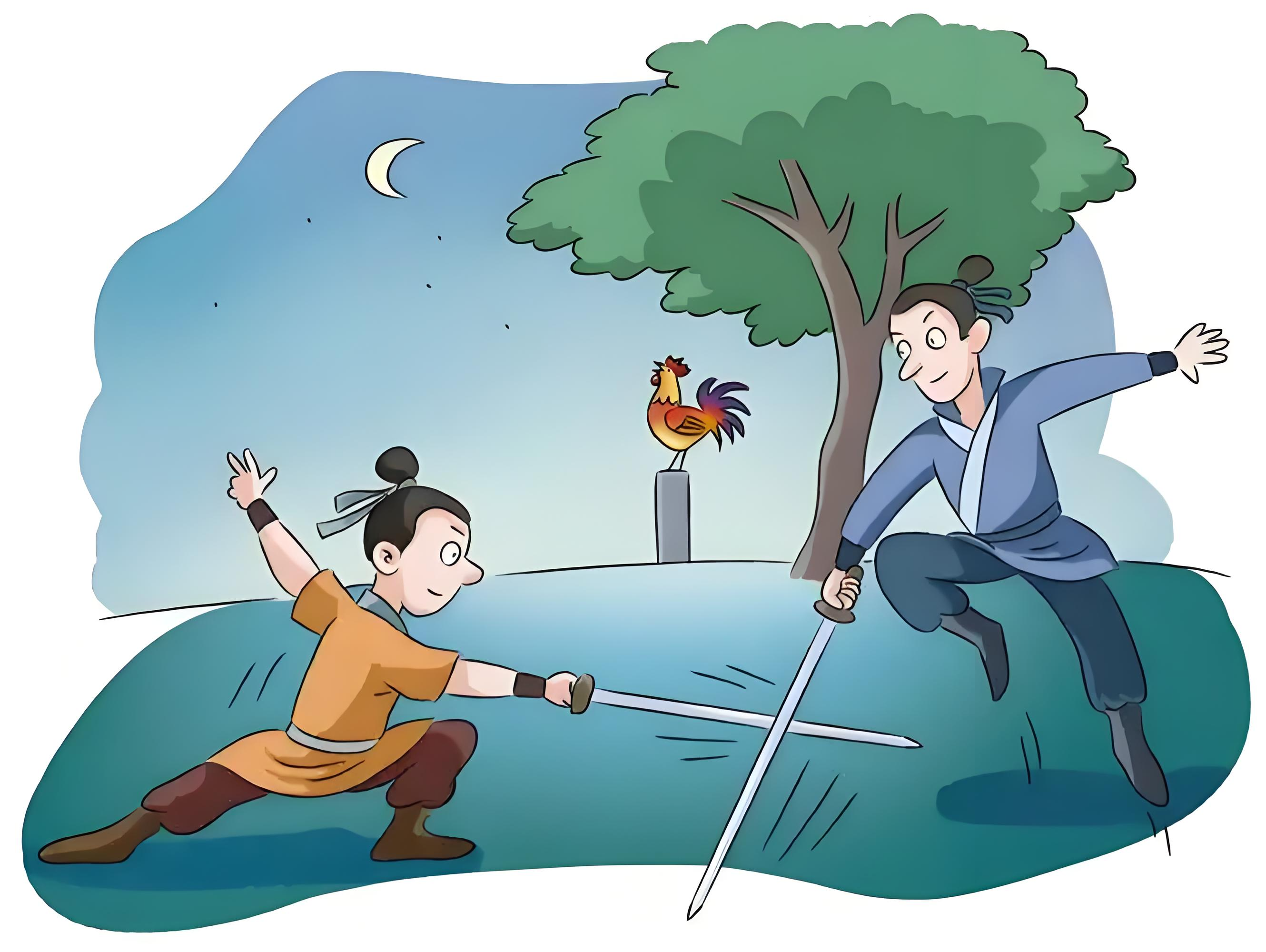 闻鸡起舞:鸡鸣破晓,志士逐梦