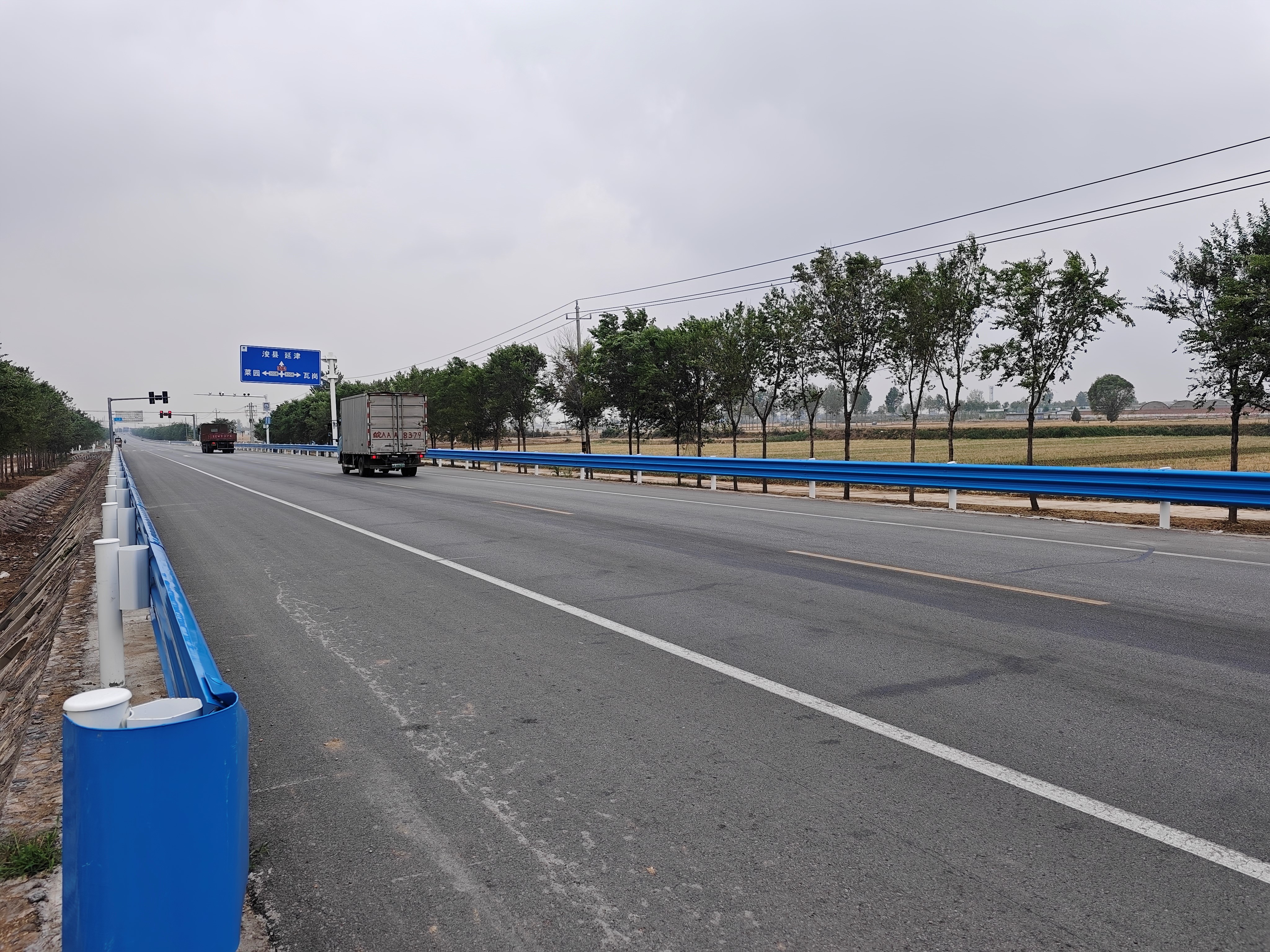 汤阴县公路事业发展中心 国道g515汤阴瓦岗段精细化提升工程 主体完工