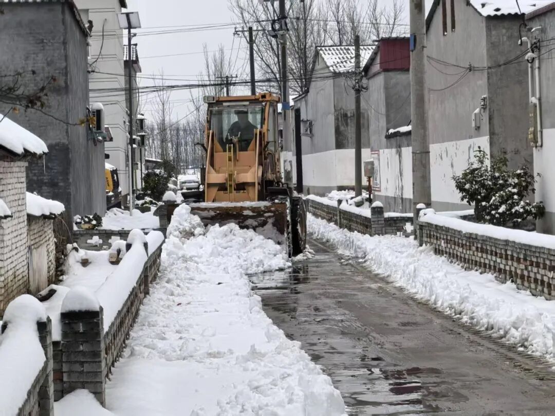 汝南县金铺镇积极应对低温雨雪冰冻天气