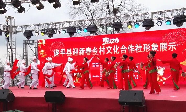 遂平县举行2026年迎新春乡村文化合作社形象展示活动